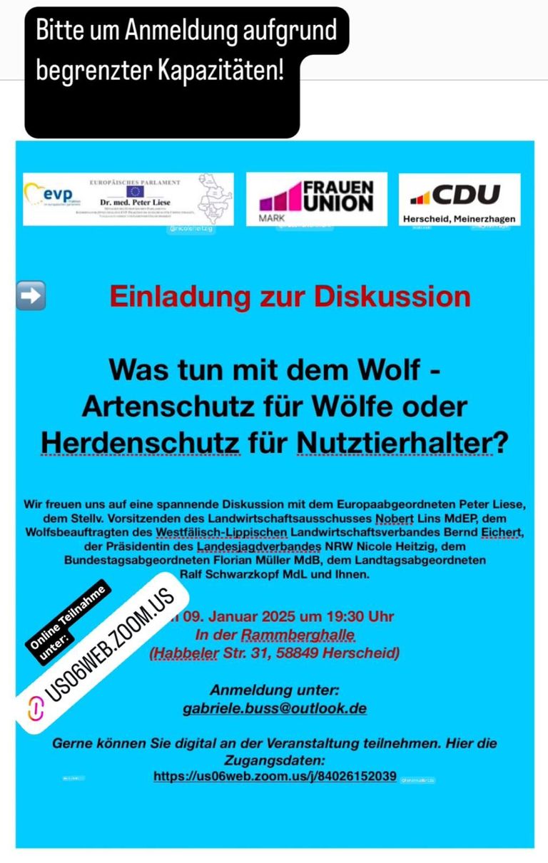 Was tun mit dem Wolf